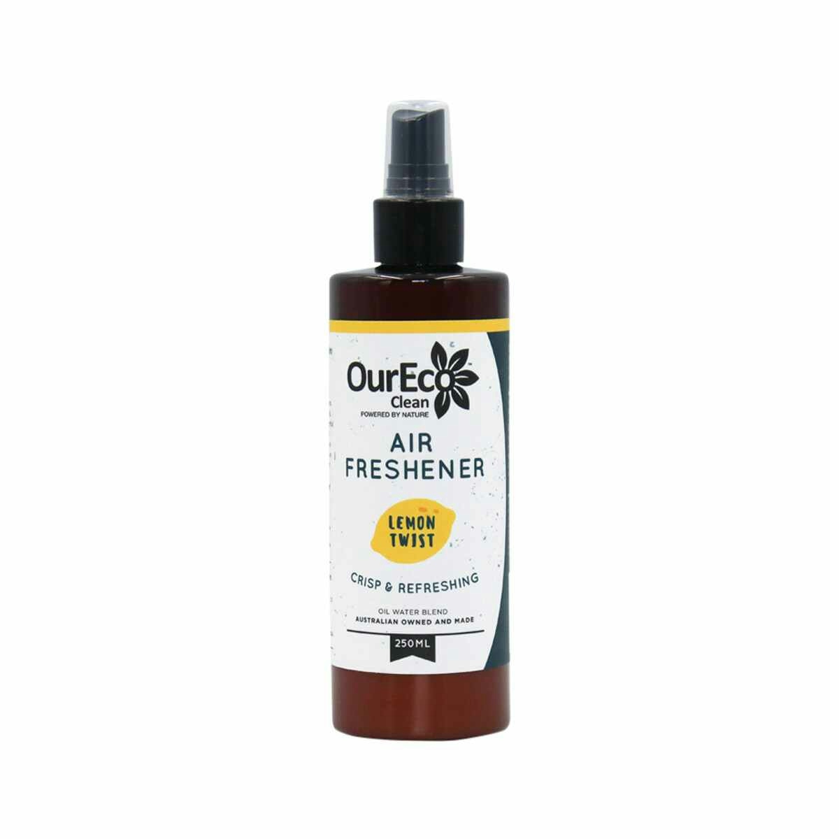 image of OurEco Clean Air Freshener Lemon Twist 250ml on white background