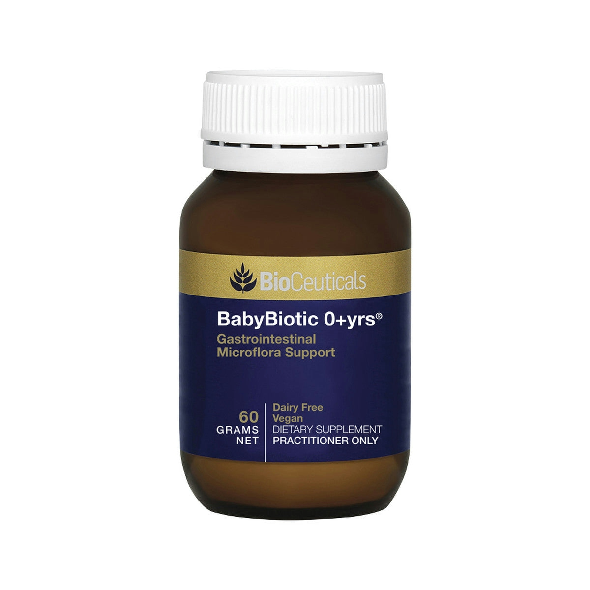 image of BioCeuticals BabyBiotic 0+yrs Oral Powder 60g on white background