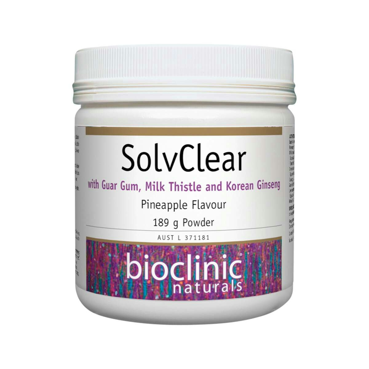 image of Bioclinic Naturals SolvClear Pineapple 189g on white background