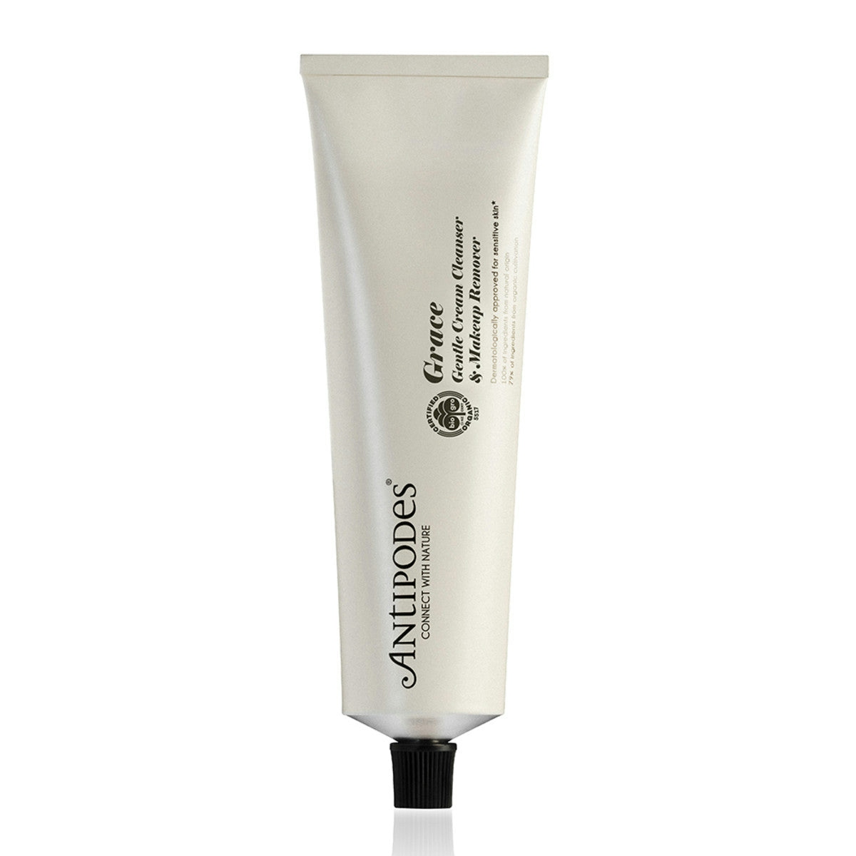 image of Antipodes Organic Grace Gentle Cream Cleanser & Makeup Remover 120ml on white background 