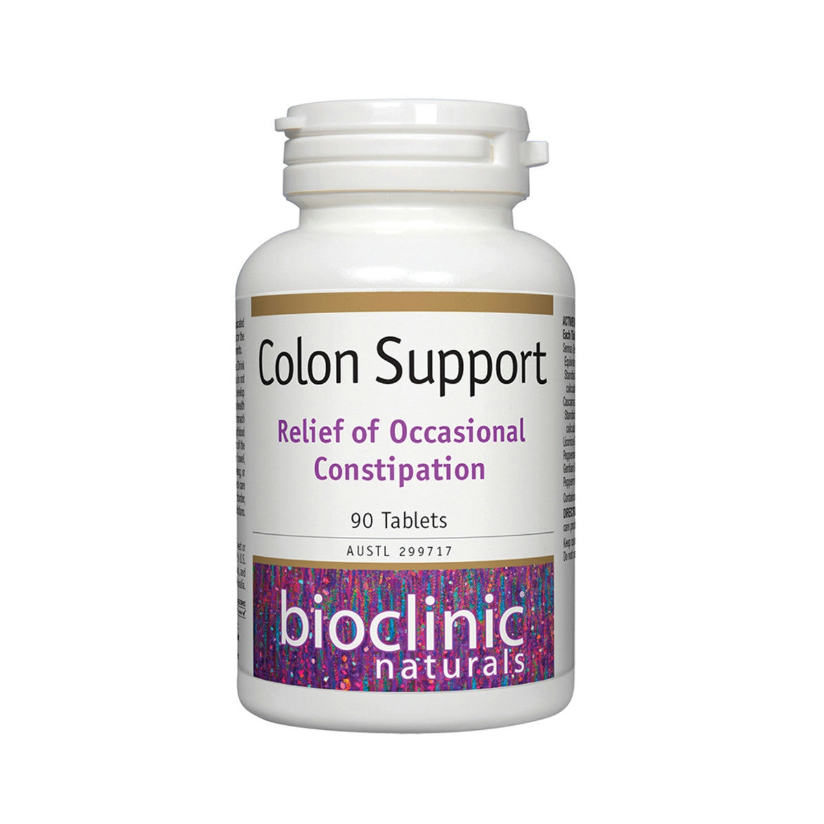 Image of Bioclinic Naturals Colon Support  90t with a white background
