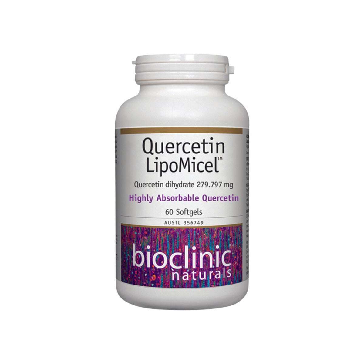 image of Bioclinic Naturals Quercetin LipoMicel 60c with a white background