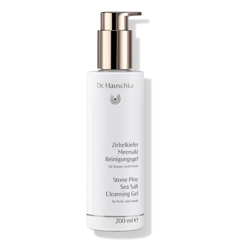 image of Dr. Hauschka Stone Pine Sea Salt Cleansing Gel 200ml on white background 