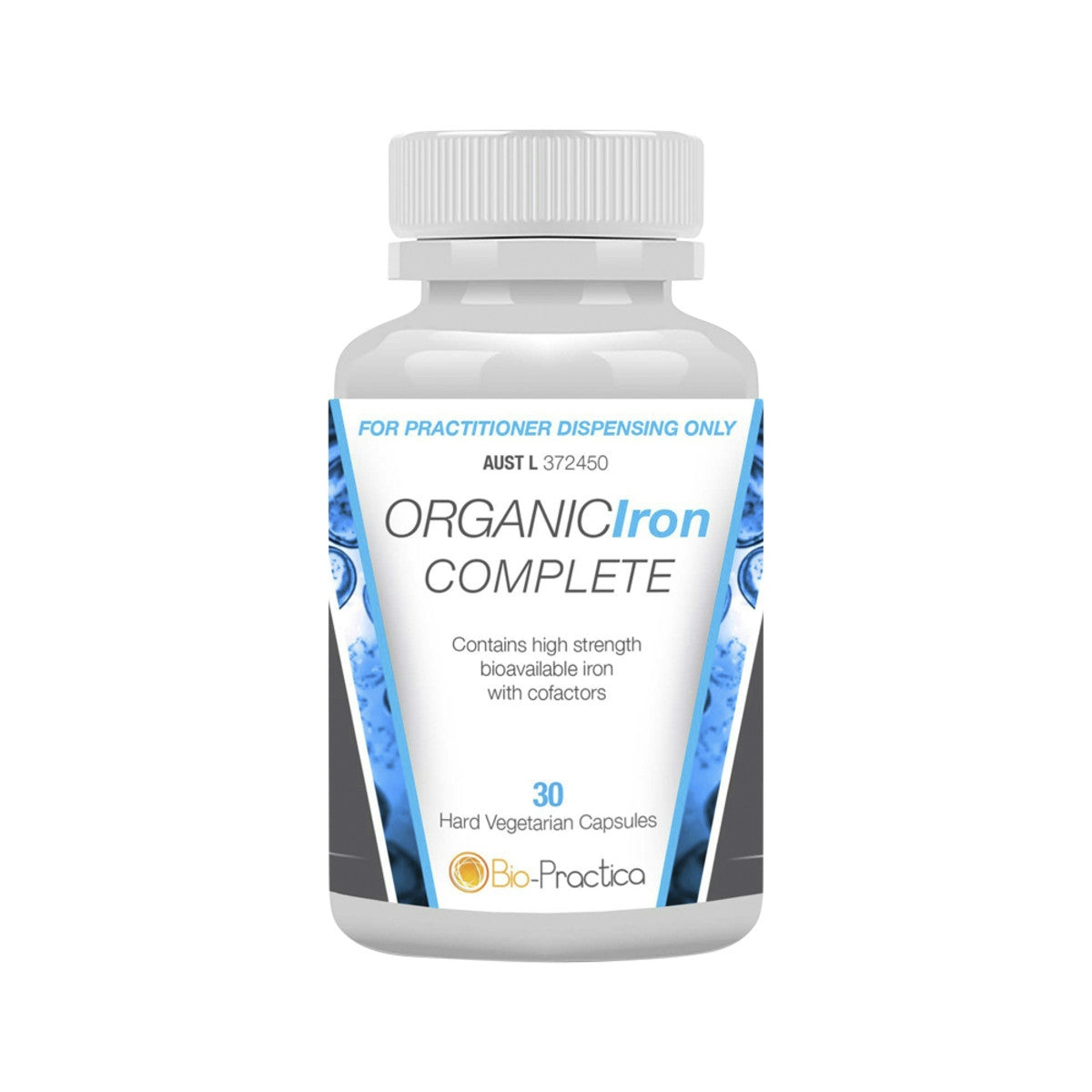 image of Bio-Practica Organic Iron Complete 30c on white background 