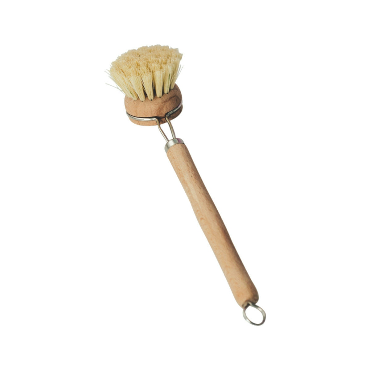image of Clover Fields Wooden Dish Brush (Long Handle) on white background