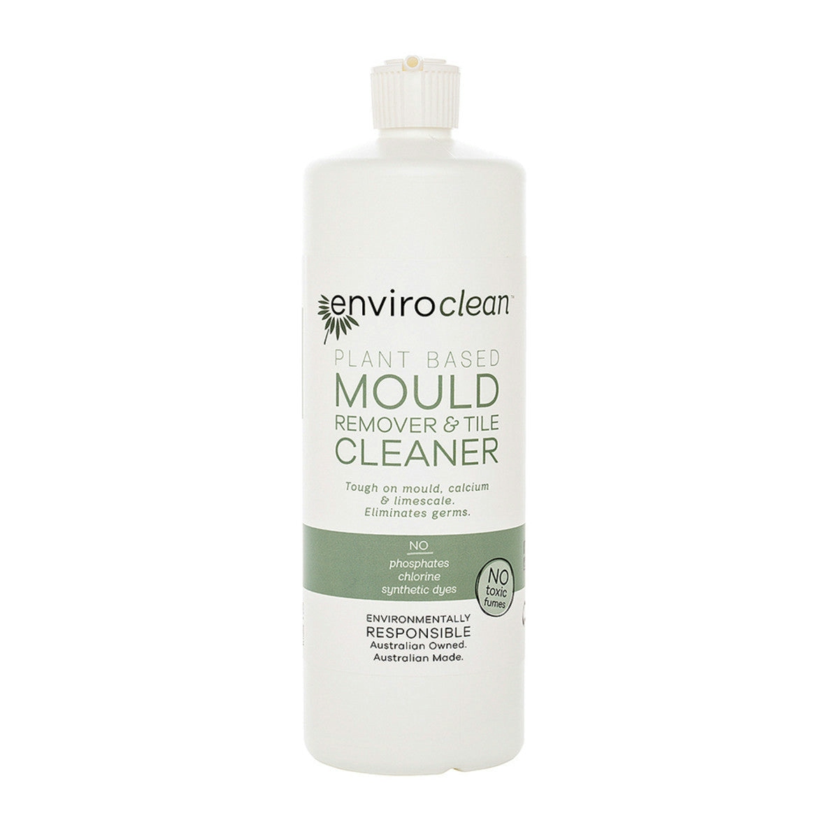 image of EnviroClean Plant Based Mould Remover & Tile Cleaner 1L on white background 