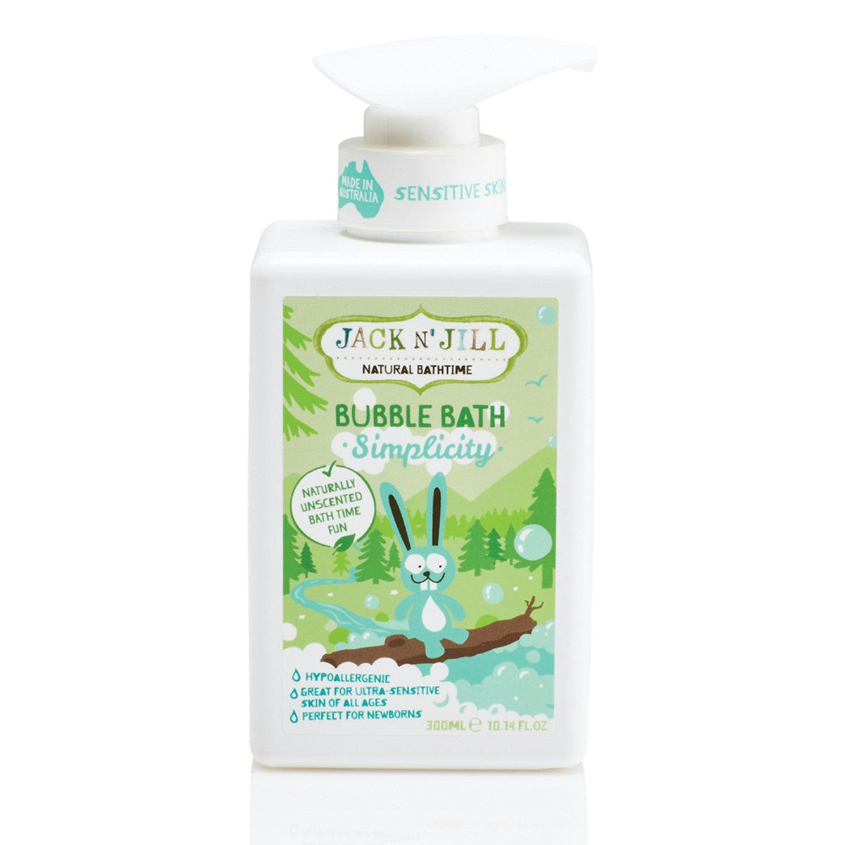 image of Jack N' Jill Bubble Bath Simplicity 300ml on white background 