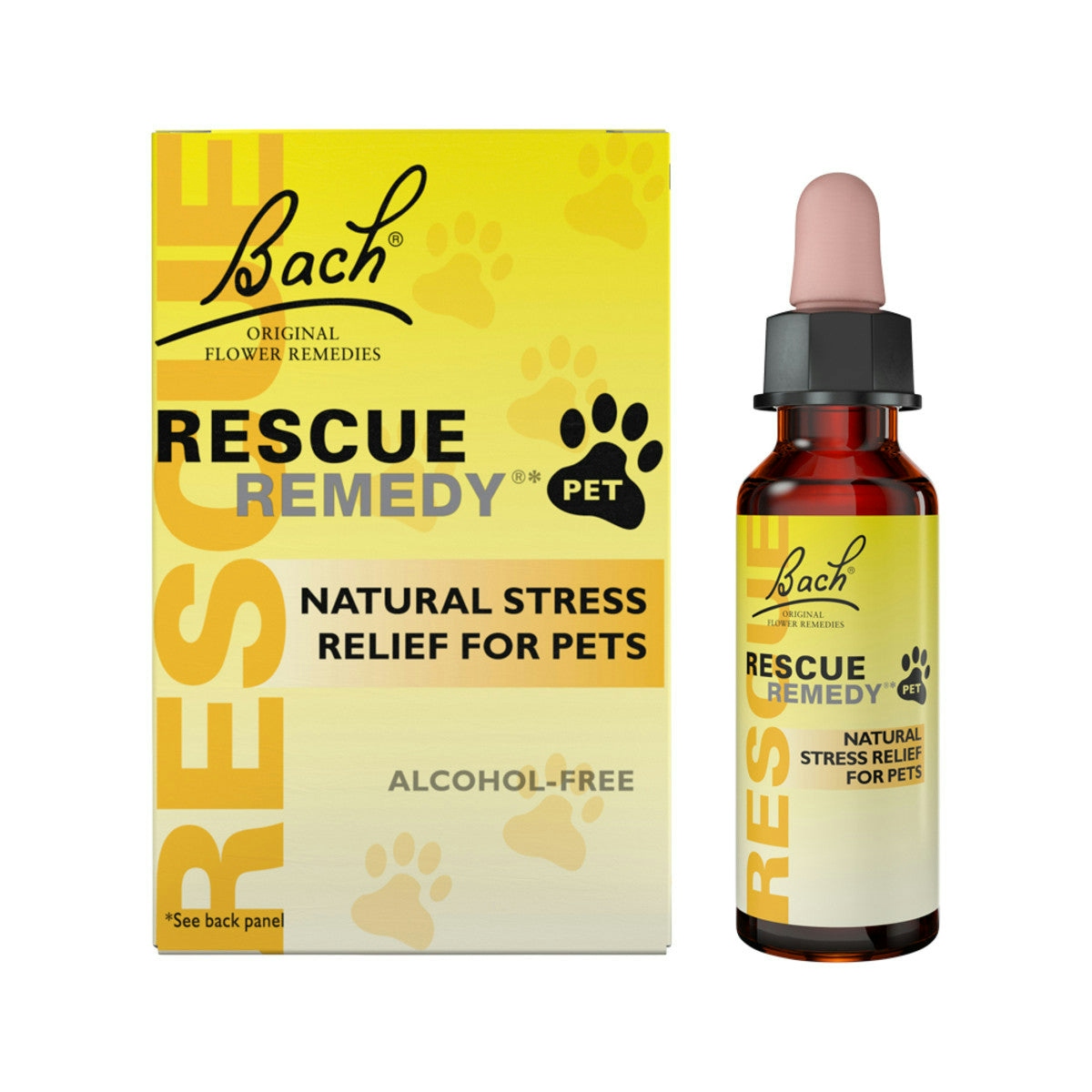 image of Bach Flower Remedies Rescue Remedy Pet Drops 10ml on white background