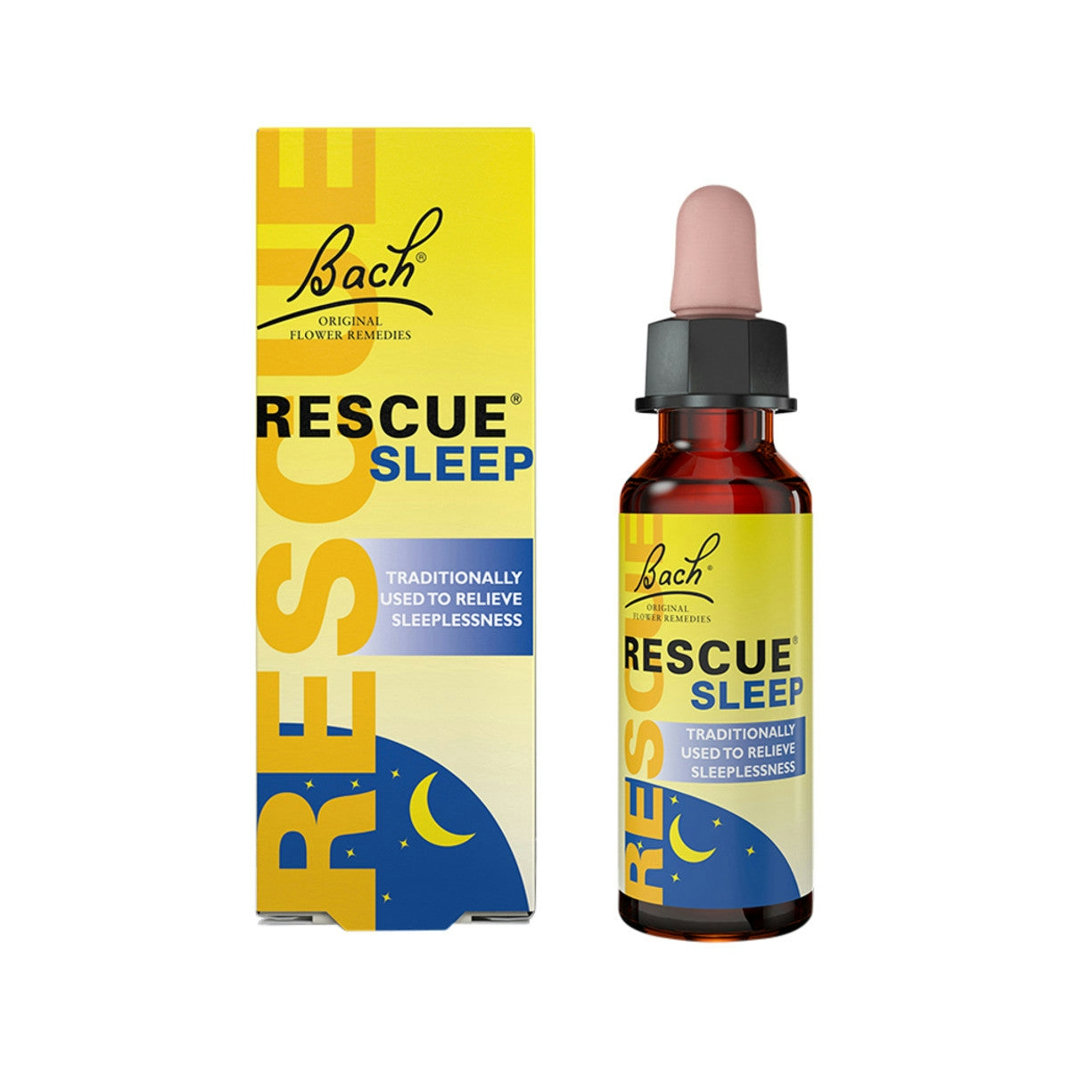 image of Bach Flower Remedies Rescue Sleep Drops 10ml on white background