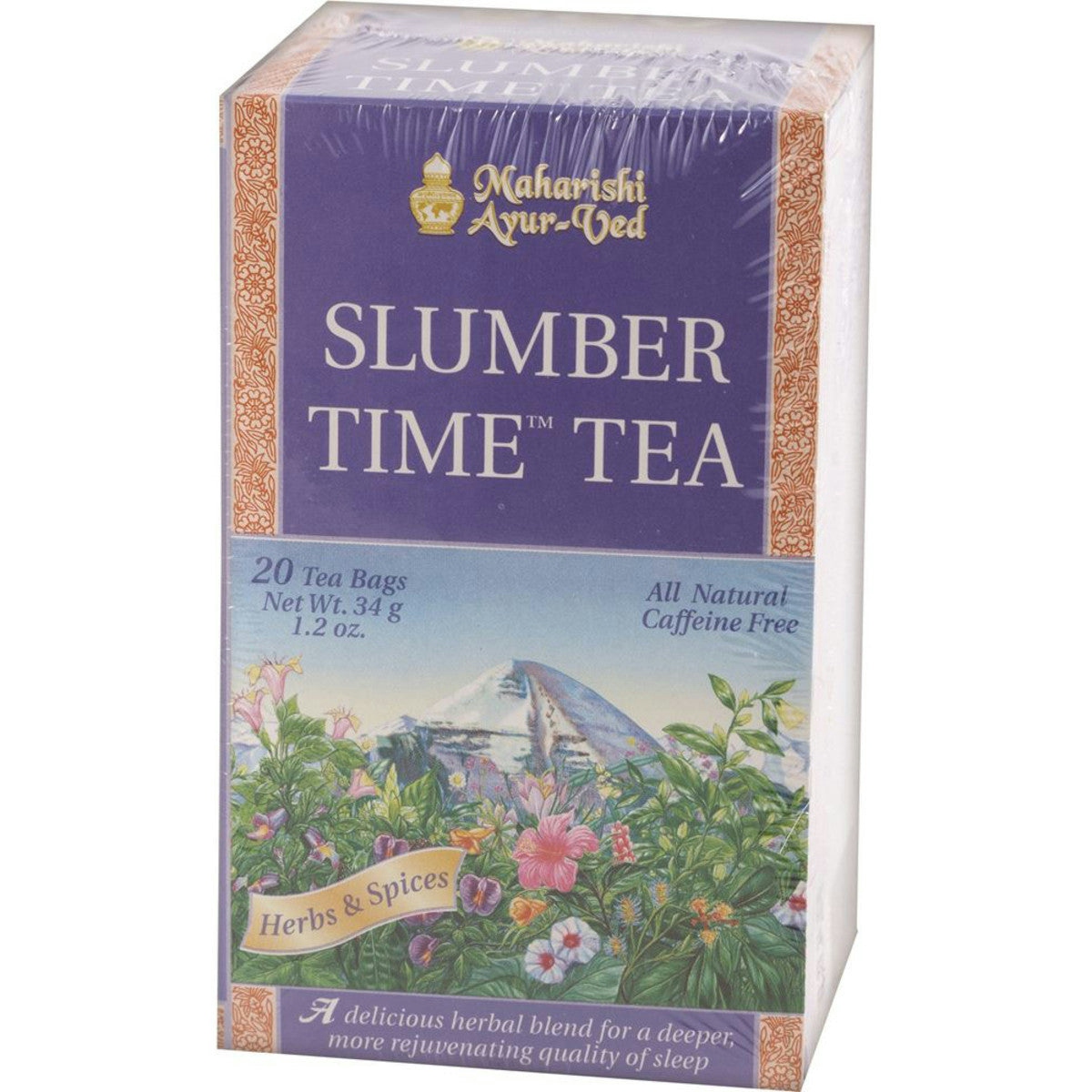image of Maharishi Ayurveda Slumber Time Tea x 20 Tea Bags (34g) on white background 