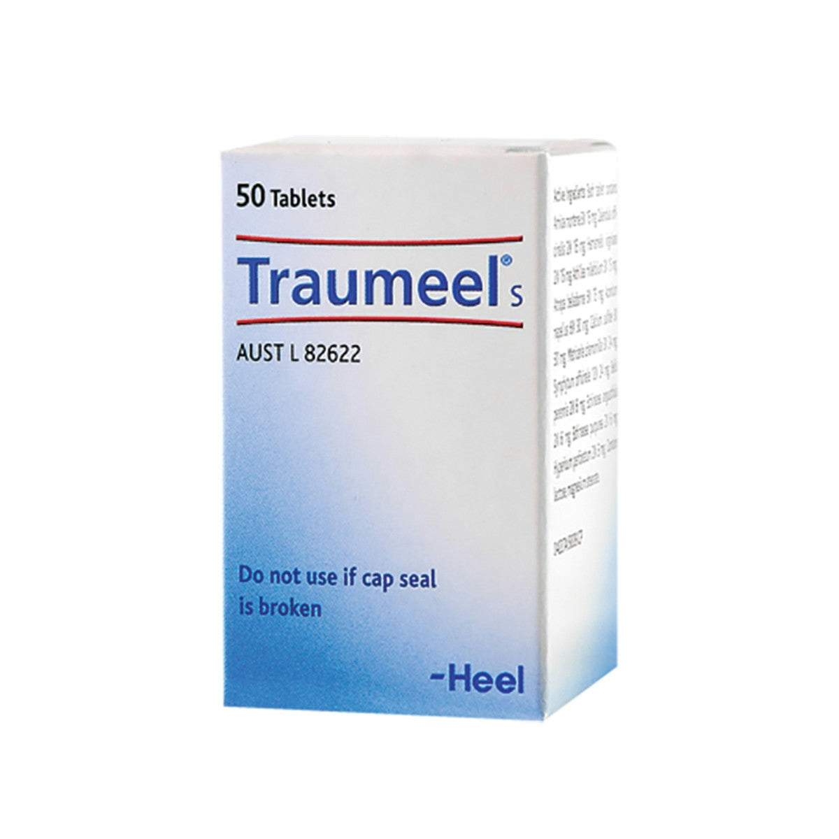 image of Heel Traumeel S 50t on white background 