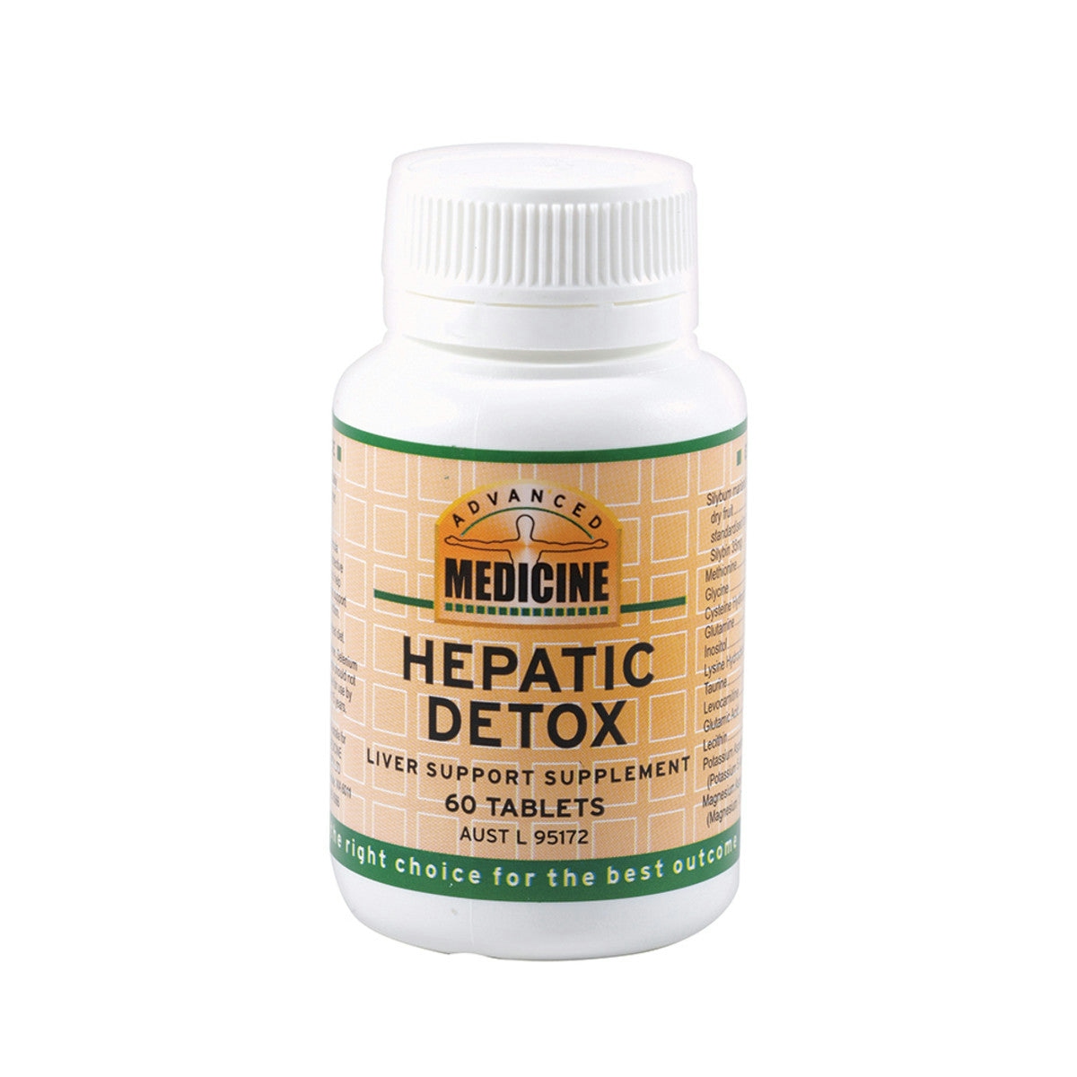 image of Advanced Medicine Hepatic Detox 60t on white background