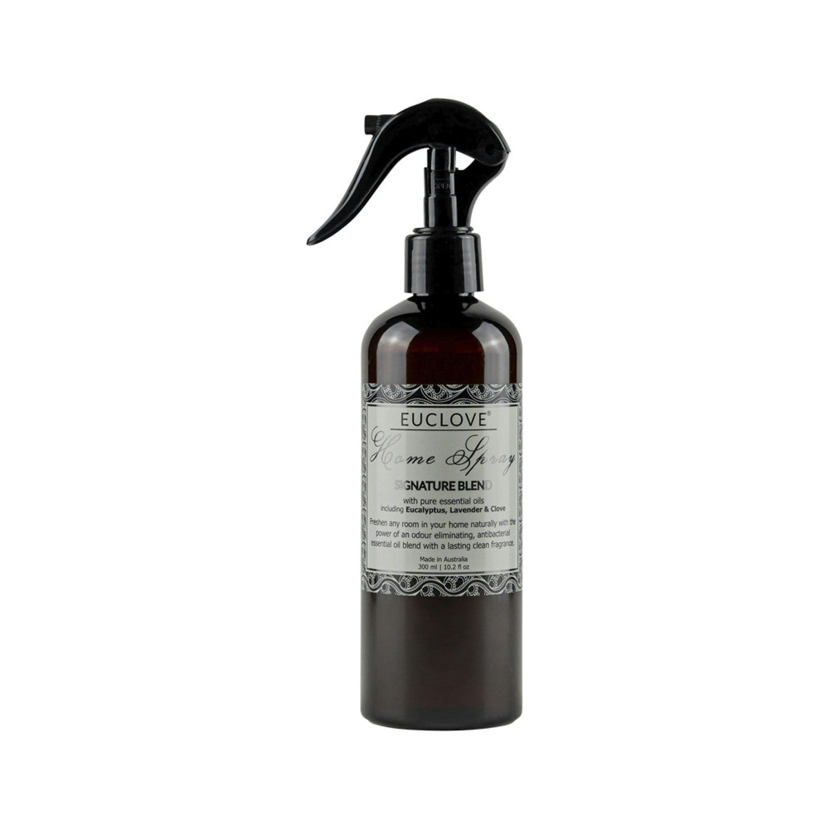 image of Euclove Home Spray Eucalyptus, Lavender & Clove Oil (Signature Air Freshener) Spray 300ml on white background