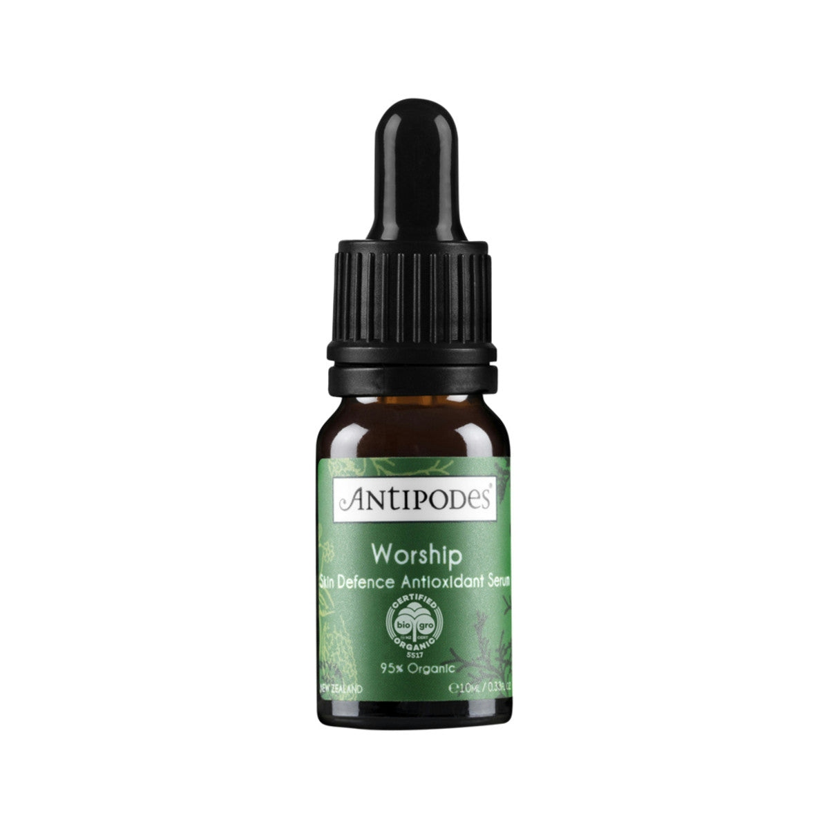 image of Antipodes Organic Worship Skin Defence Antioxidant Serum 10ml on white background 