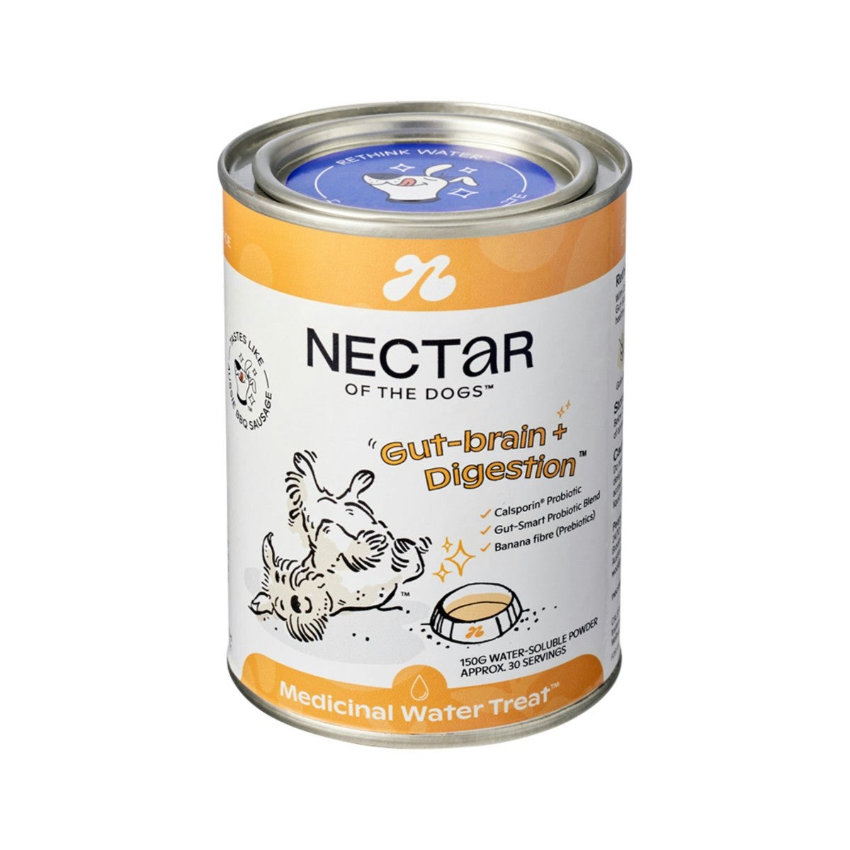 image of Nectar Of The Dogs Gut-Brain + Digestion (Medicinal Water Treat) Soluble Powder 150g on white background