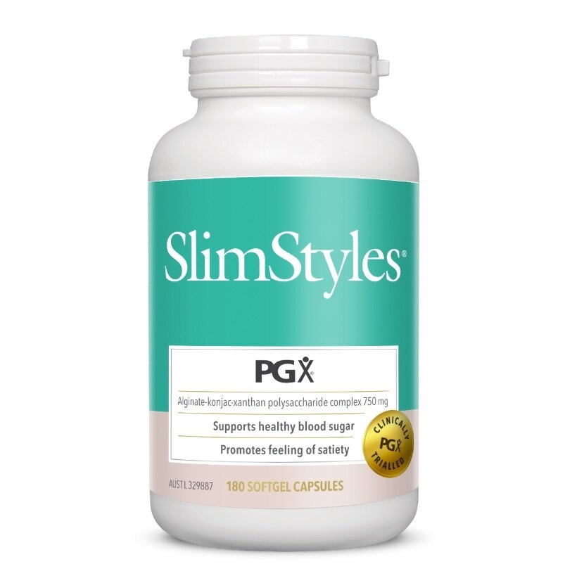 image of SlimStyles (Clinical Weight Loss) PGX Capsules 180c on white background