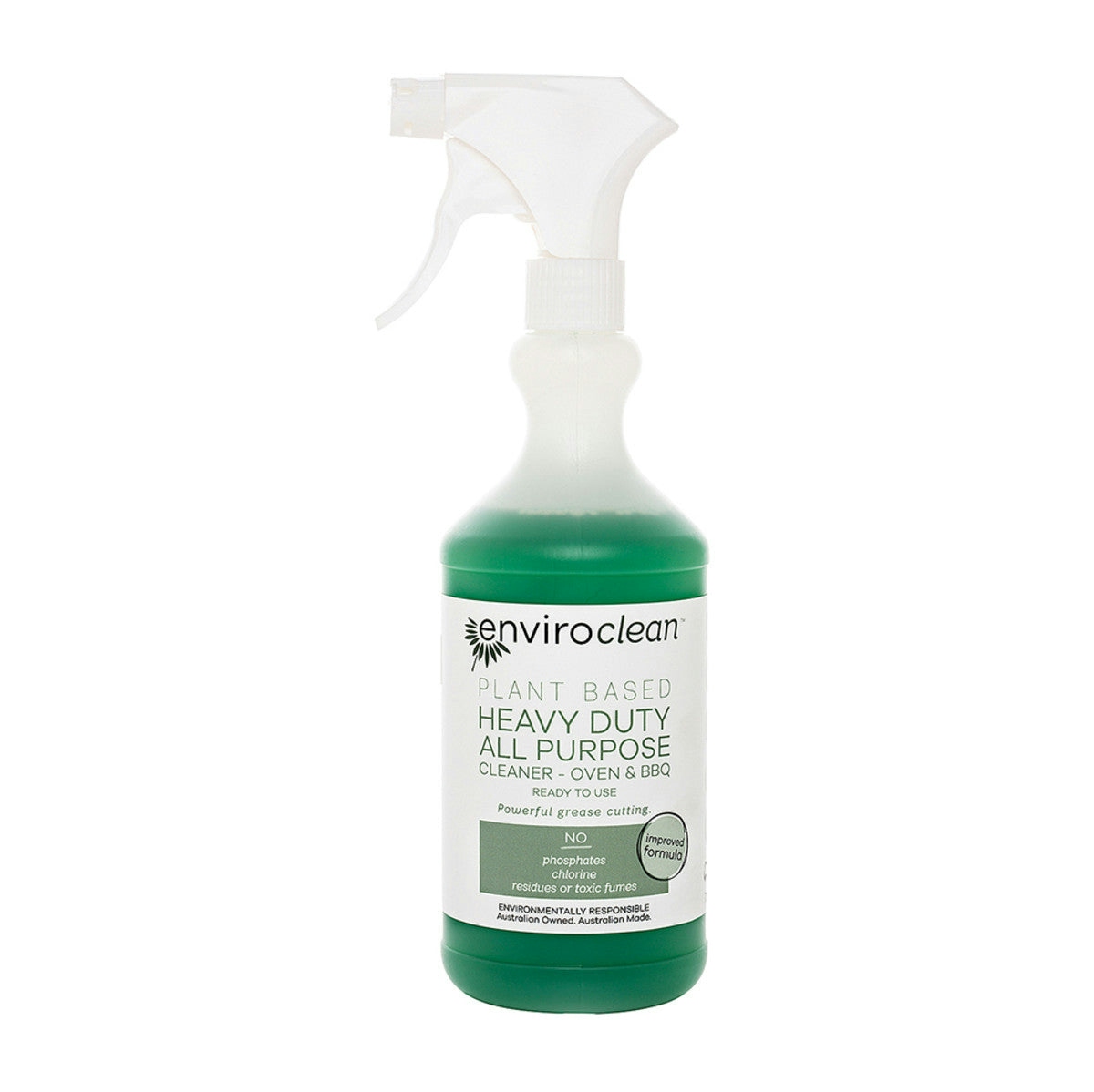 image of EnviroClean Plant Based Heavy Duty All Purpose Cleaner - Oven & BBQ Spray 750ml on white background