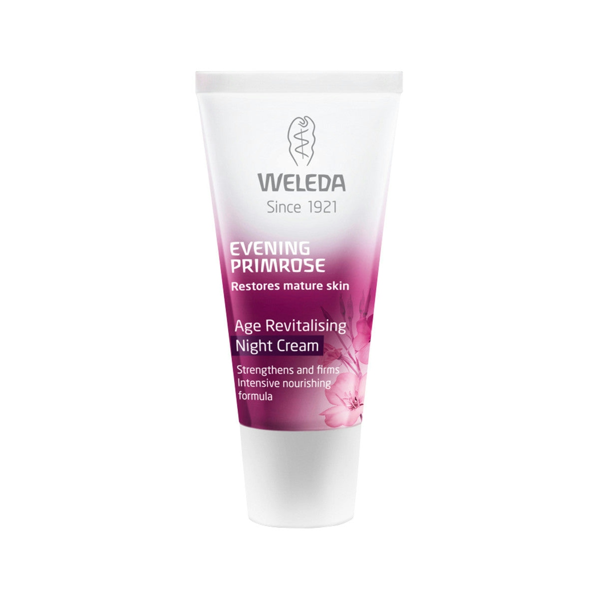 image of Weleda Age Revitalising Night Cream Evening Primrose (Restores Mature Skin) 30ml on white background