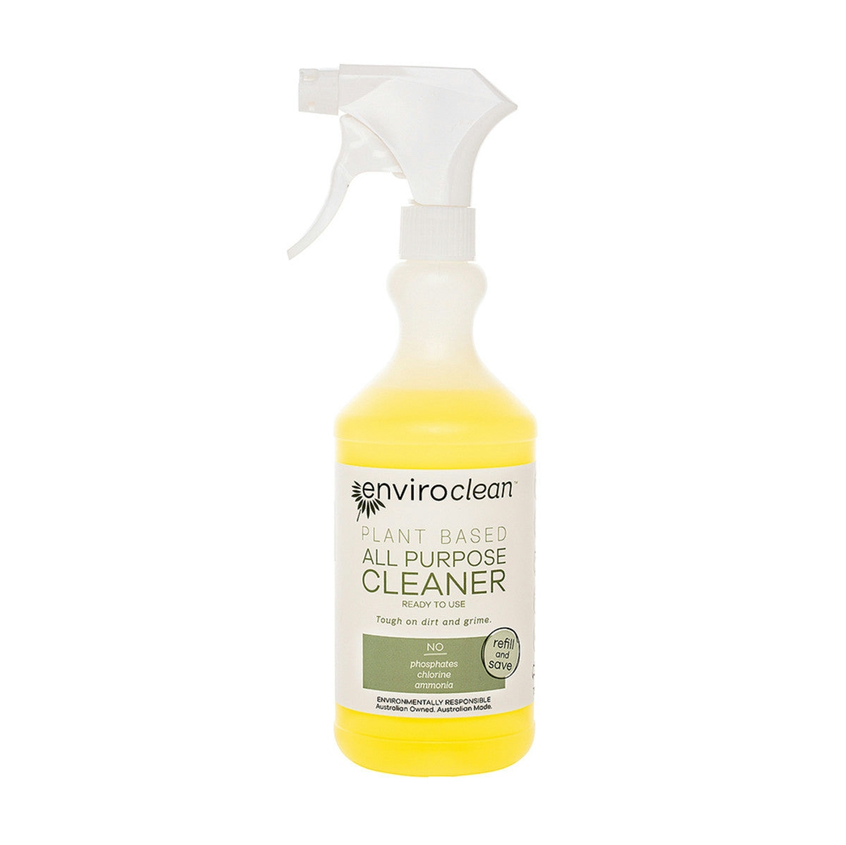 image of EnviroClean Plant Based All Purpose Cleaner Spray 750ml on white background