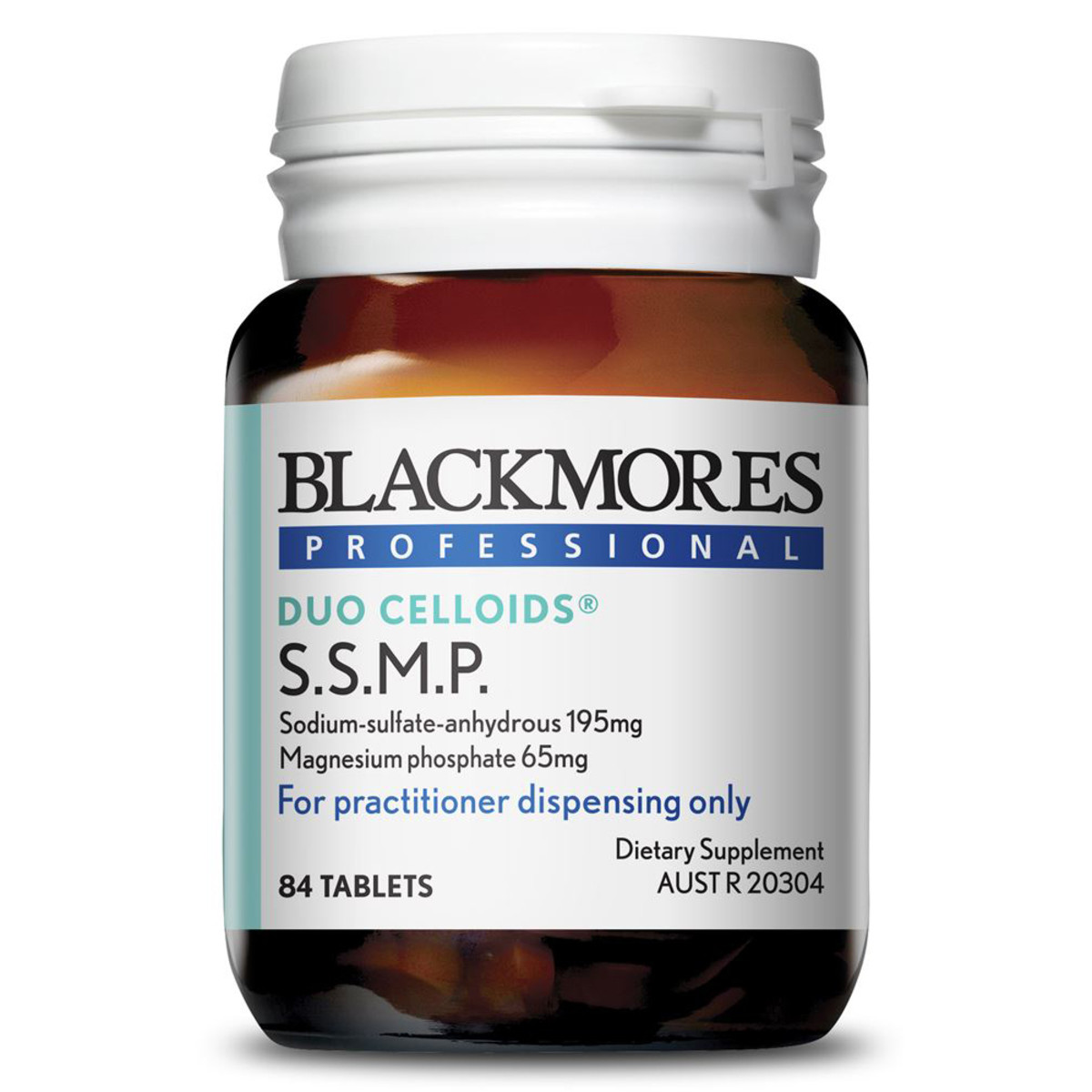 image of Blackmores S.S.M.P. 84t on white background 