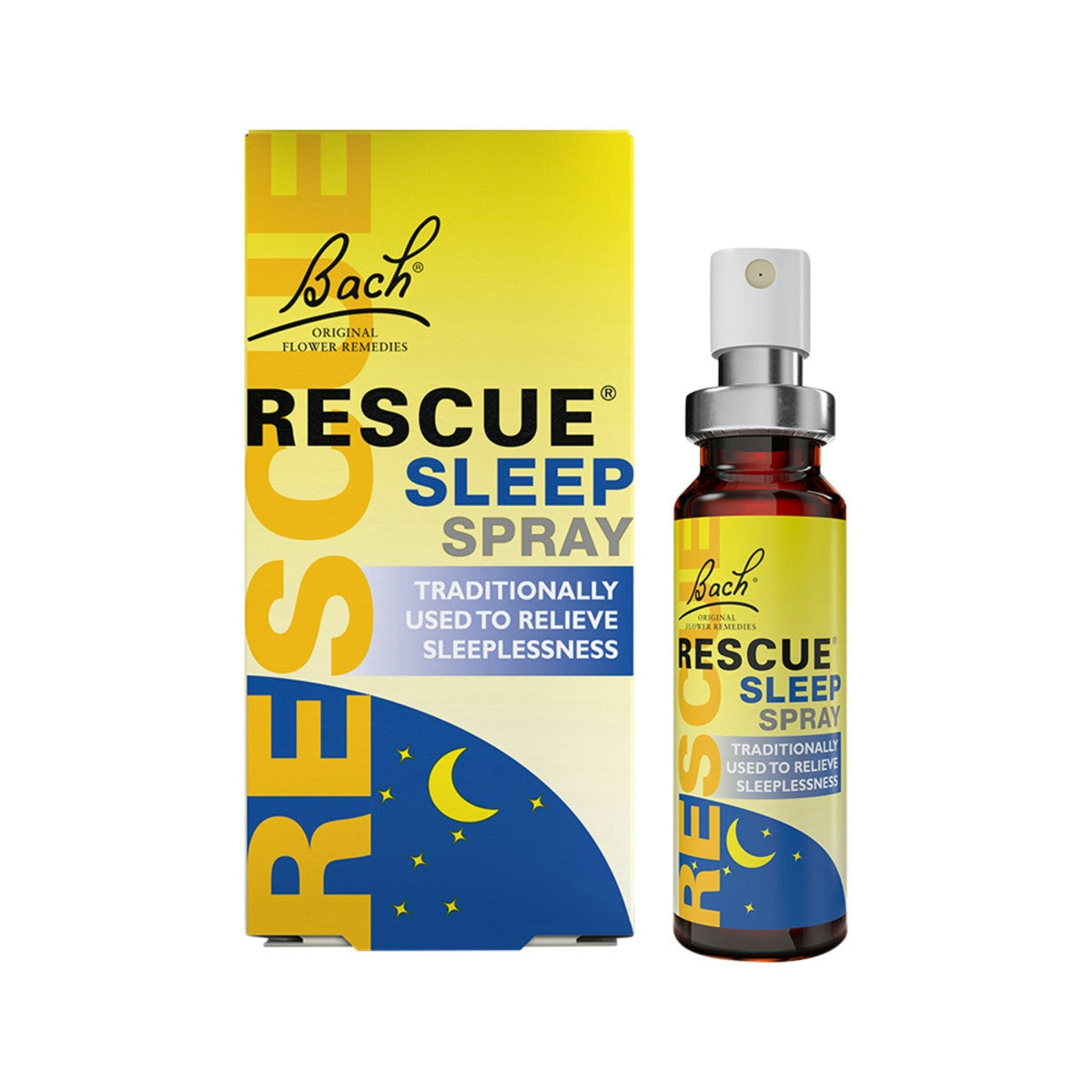 image of Bach Flower Remedies Rescue Sleep Spray 20ml on white background