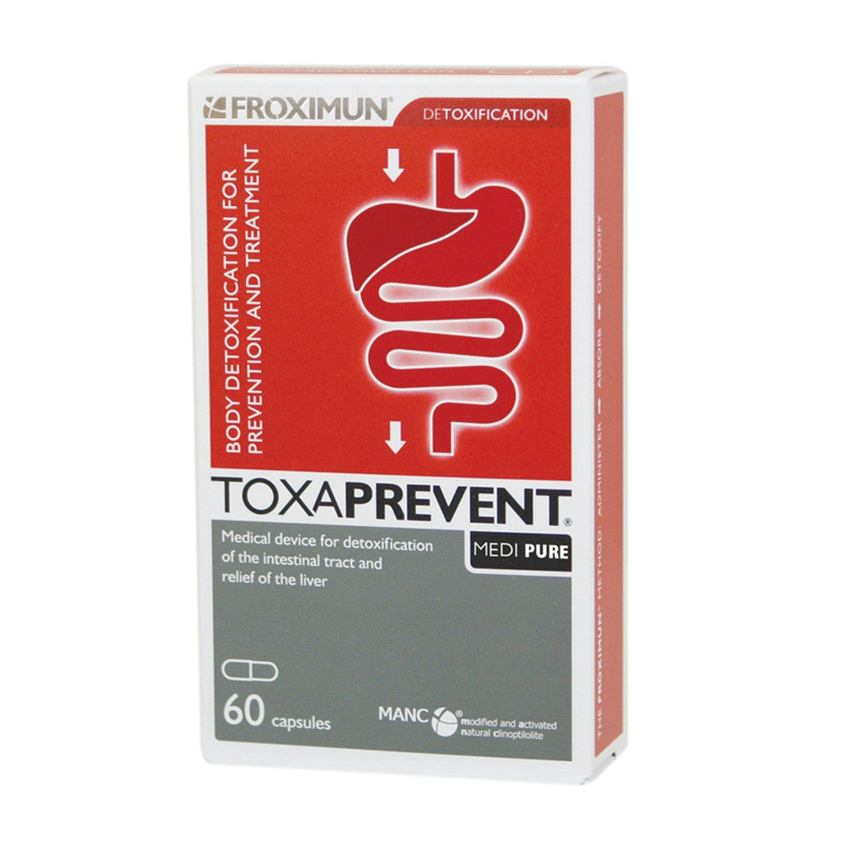 image of Bio-Practica Toxaprevent Medi Pure 60c on white background 