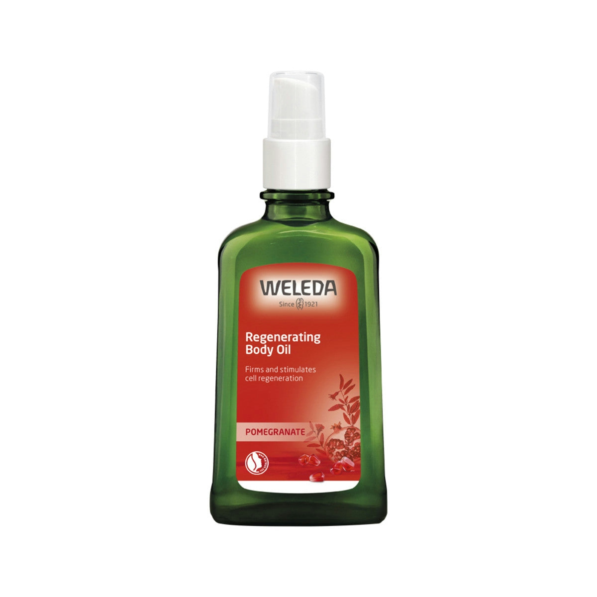 image of Weleda Body Oil Regenerating (Pomegranate) 100ml on white background