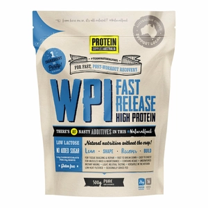 image of Protein Supplies WPI Fast Release 500g Pure on white background