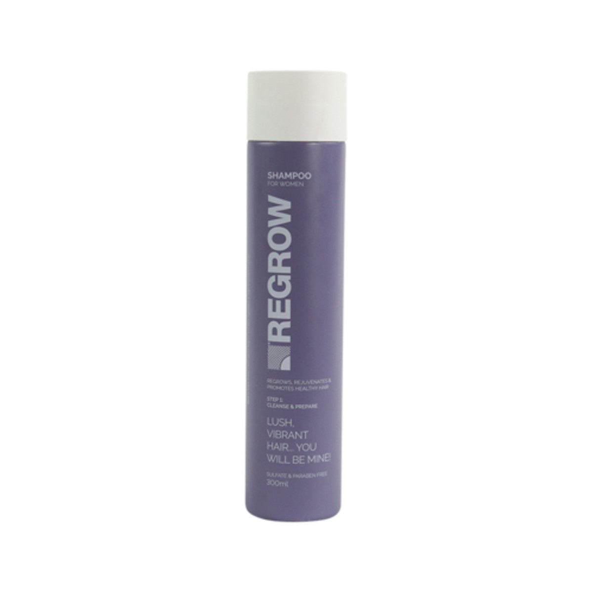 image of Regrow Hair Clinics Shampoo For Women (Cleanse & Prepare) 300ml on white background 