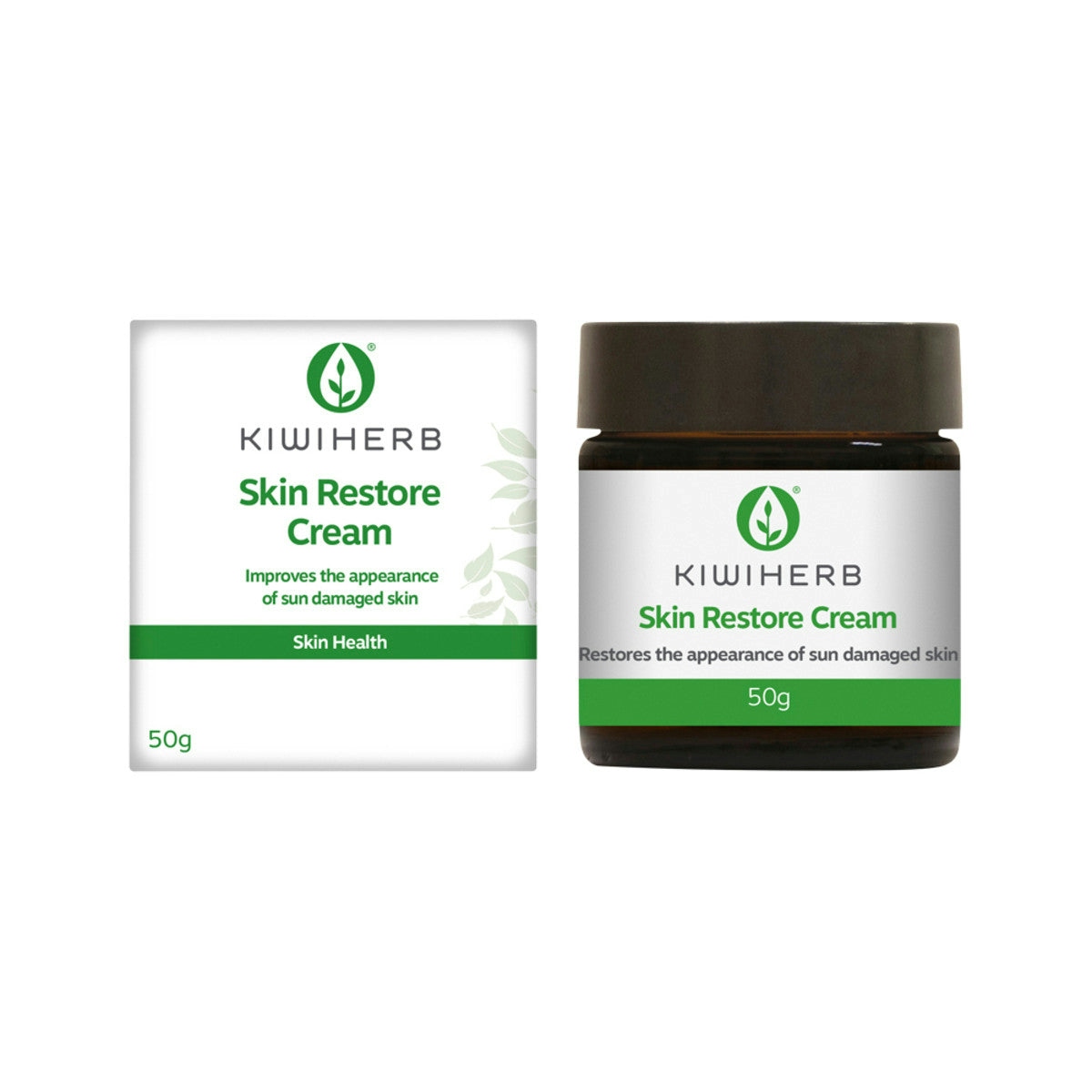 image of KiwiHerb Skin Restore Cream 50g on white background 