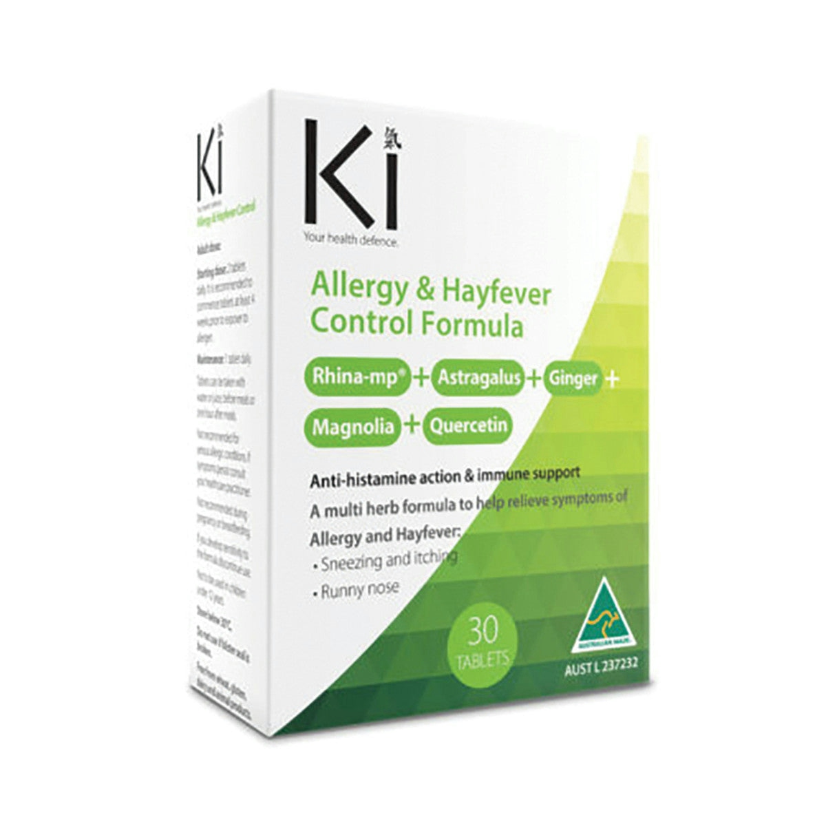 image of Allergy & Hayfever Control Ki 30t on white background 