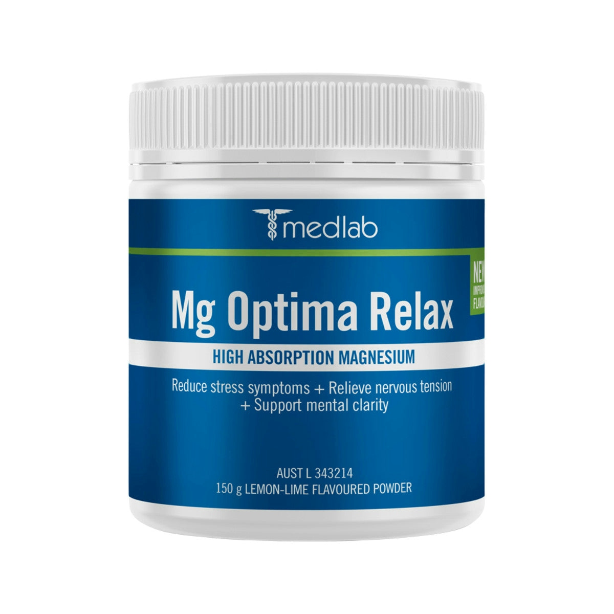 Bioglan Medlab Mg Optima Relax Lemon Lime