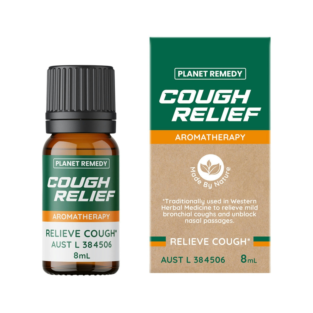 image of Planet Remedy Cough Relief Aromatherapy Oil 8ml on white background