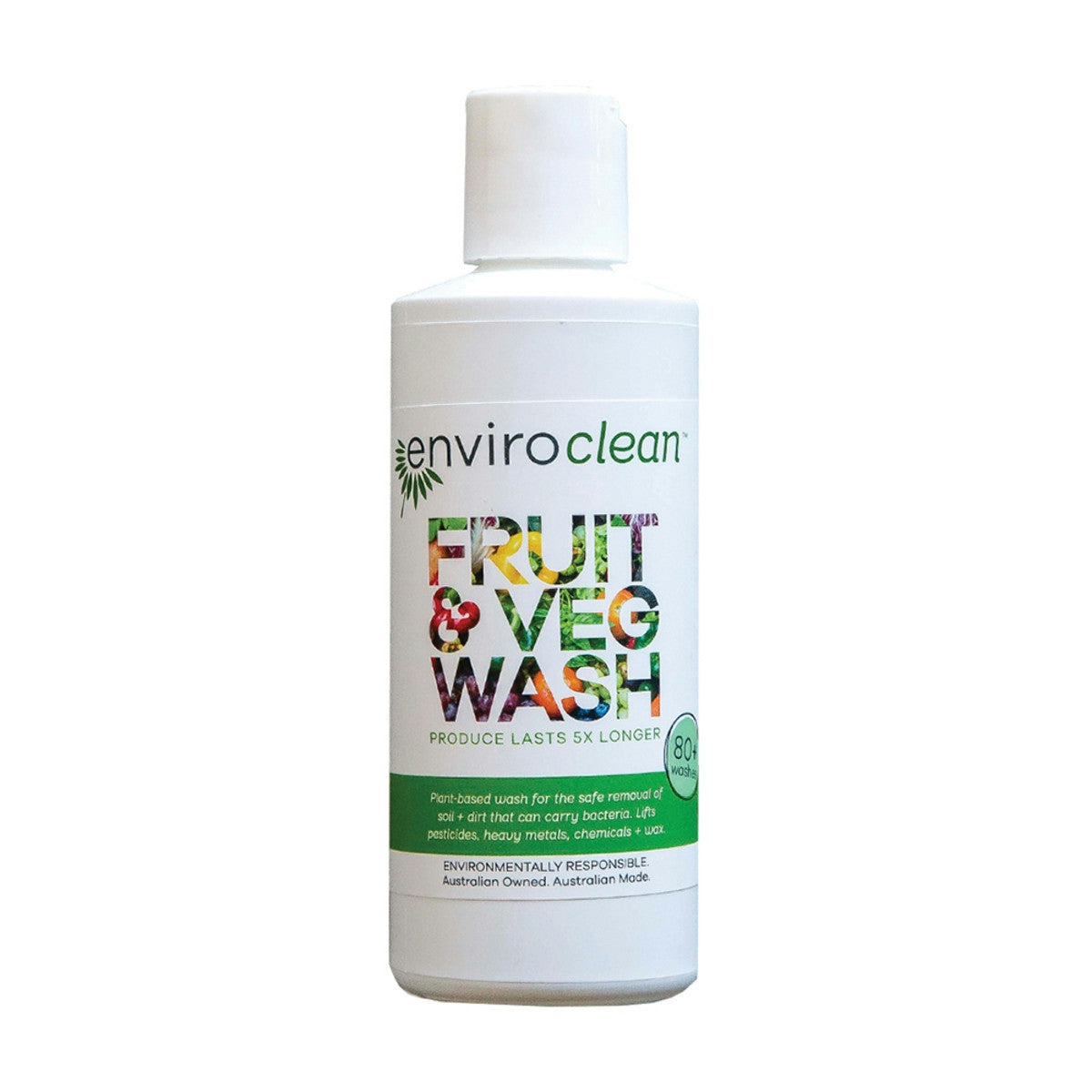 image of EnviroClean Fruit & Veg Wash 200ml on white background
