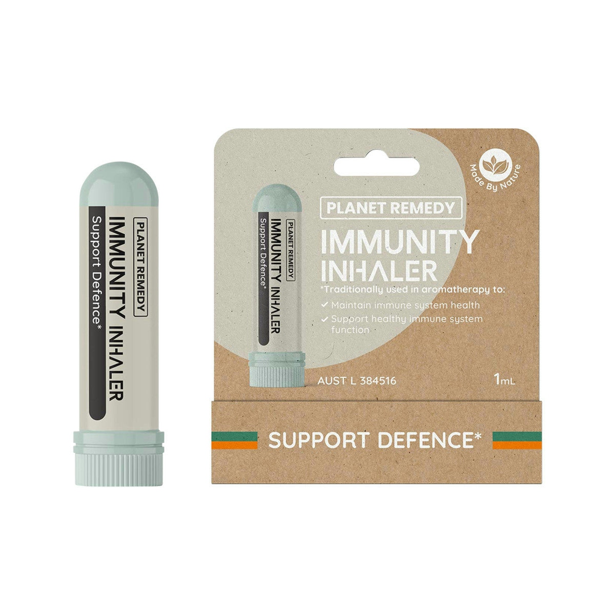 image of Planet Remedy Immunity Inhaler 1ml on white background